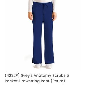 Greys Anatomy Barco 4232P Scrub Pant Small Petite.